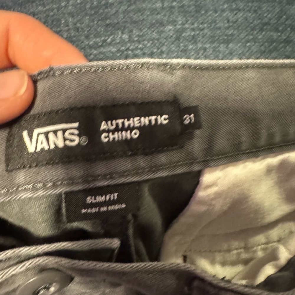 Vans Men's Authentic Chino Slim Jeans - Gray